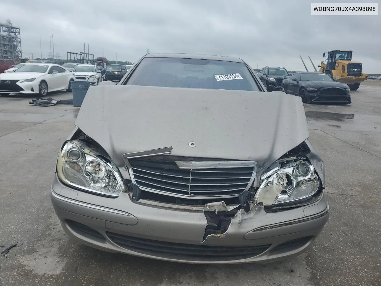 2004 Mercedes-Benz S 430 VIN: WDBNG70JX4A398898 Lot: 71103134