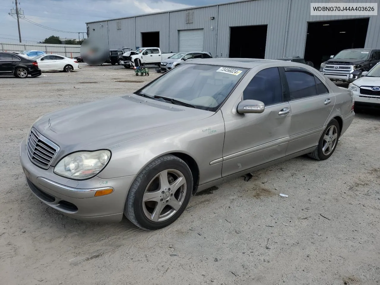 2004 Mercedes-Benz S 430 VIN: WDBNG70J44A403626 Lot: 73456024