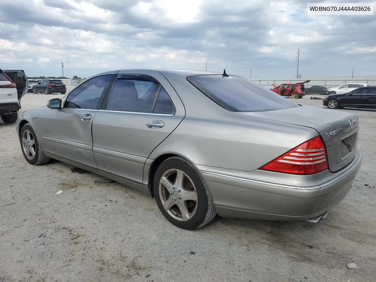 2004 Mercedes-Benz S 430 VIN: WDBNG70J44A403626 Lot: 73456024