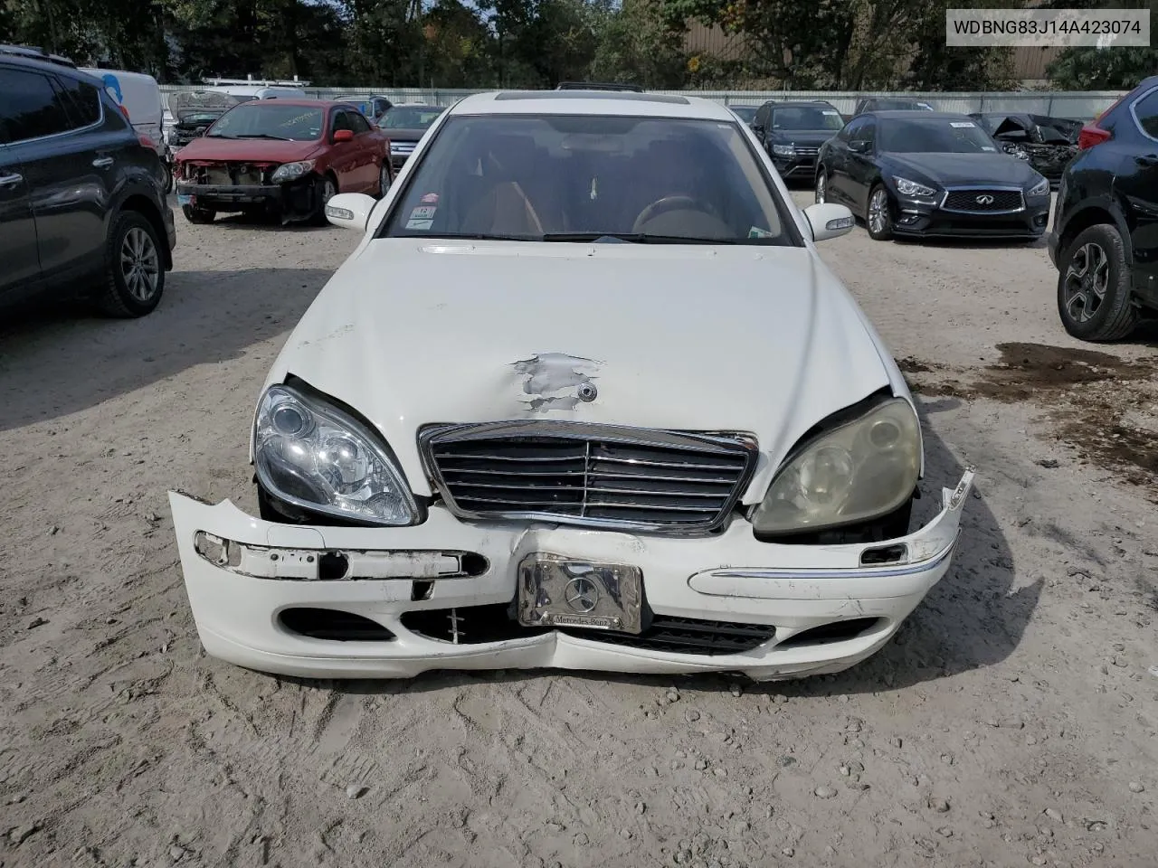 2004 Mercedes-Benz S 430 4Matic VIN: WDBNG83J14A423074 Lot: 74586584