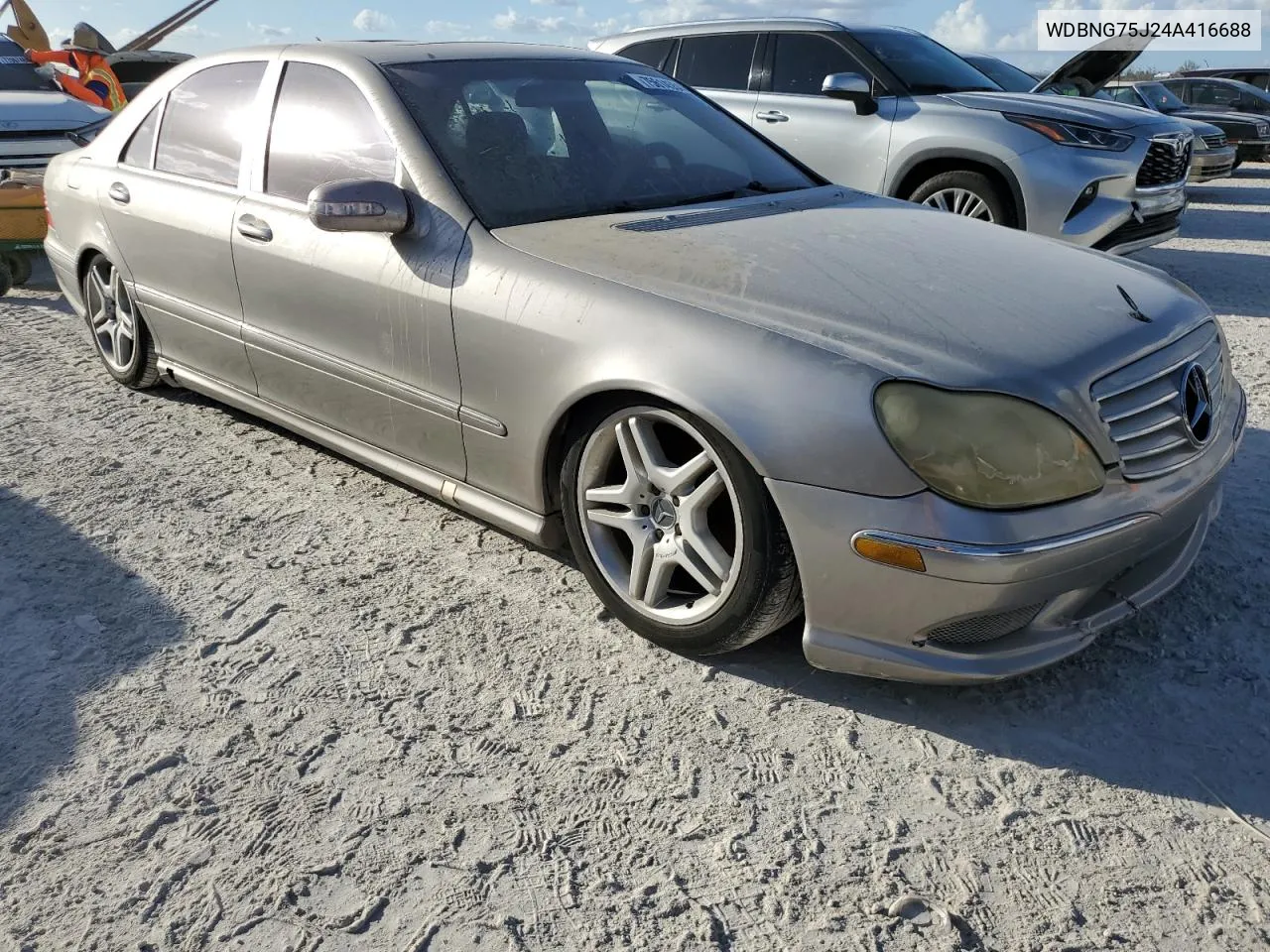 2004 Mercedes-Benz S 500 VIN: WDBNG75J24A416688 Lot: 75614554