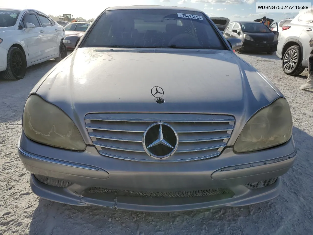 2004 Mercedes-Benz S 500 VIN: WDBNG75J24A416688 Lot: 75614554