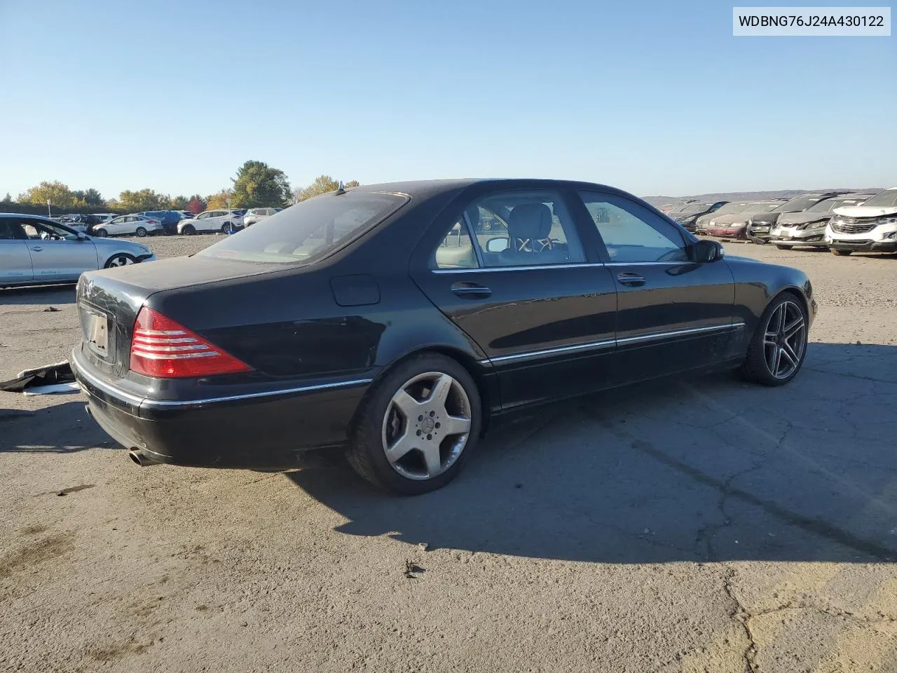 2004 Mercedes-Benz S 600 VIN: WDBNG76J24A430122 Lot: 76735954