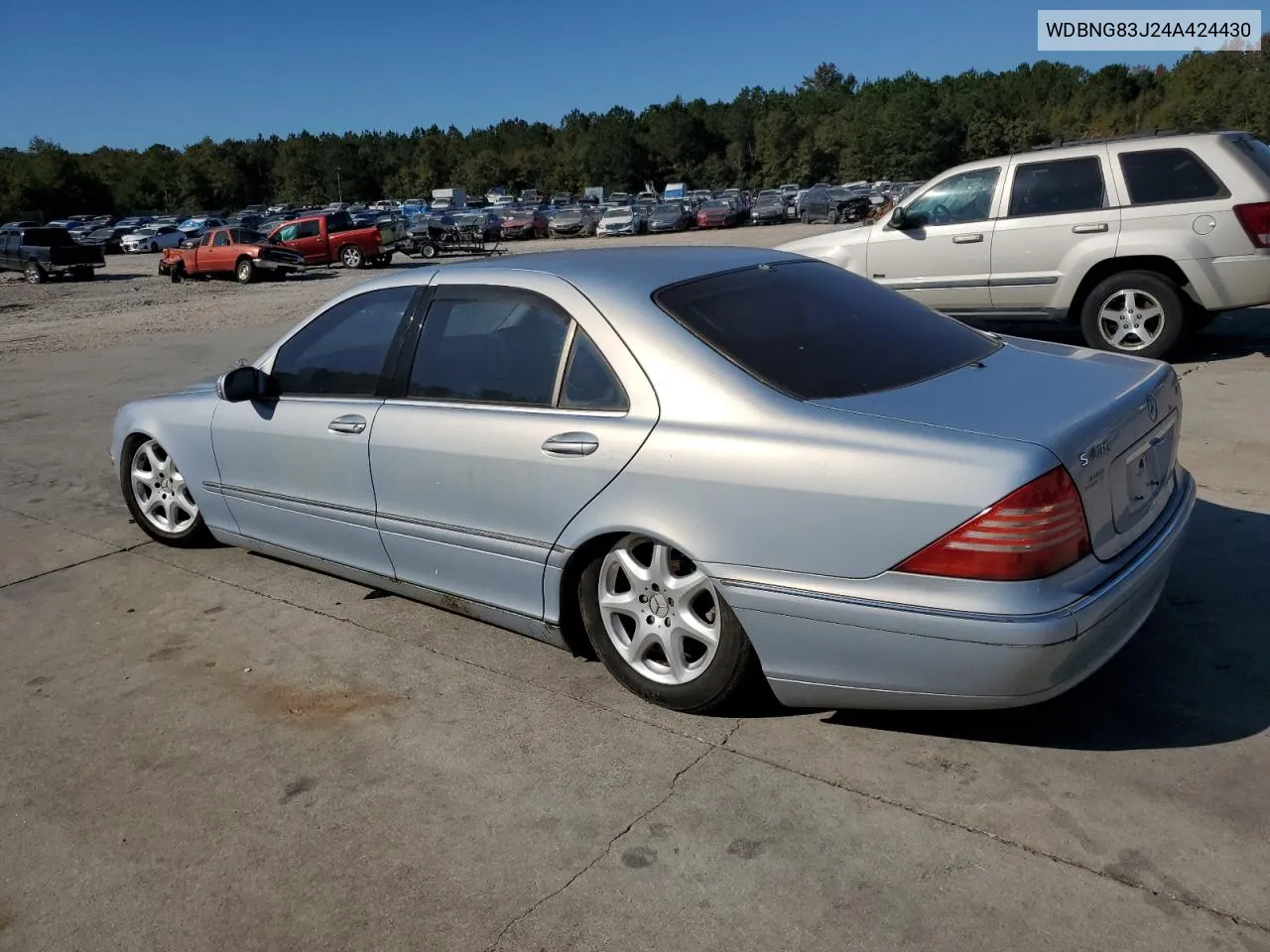 2004 Mercedes-Benz S 430 4Matic VIN: WDBNG83J24A424430 Lot: 76927414