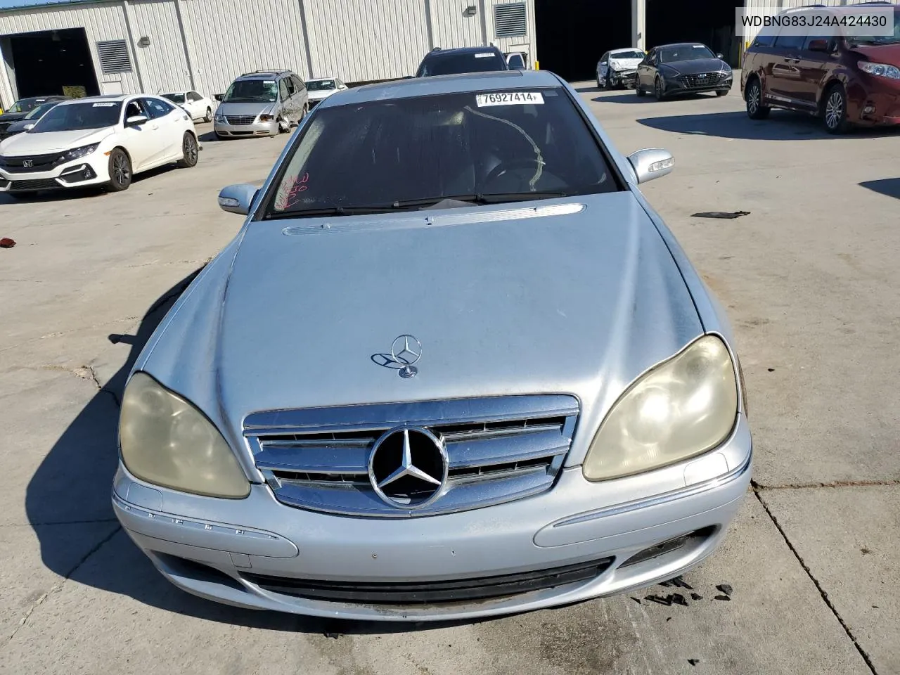 2004 Mercedes-Benz S 430 4Matic VIN: WDBNG83J24A424430 Lot: 76927414