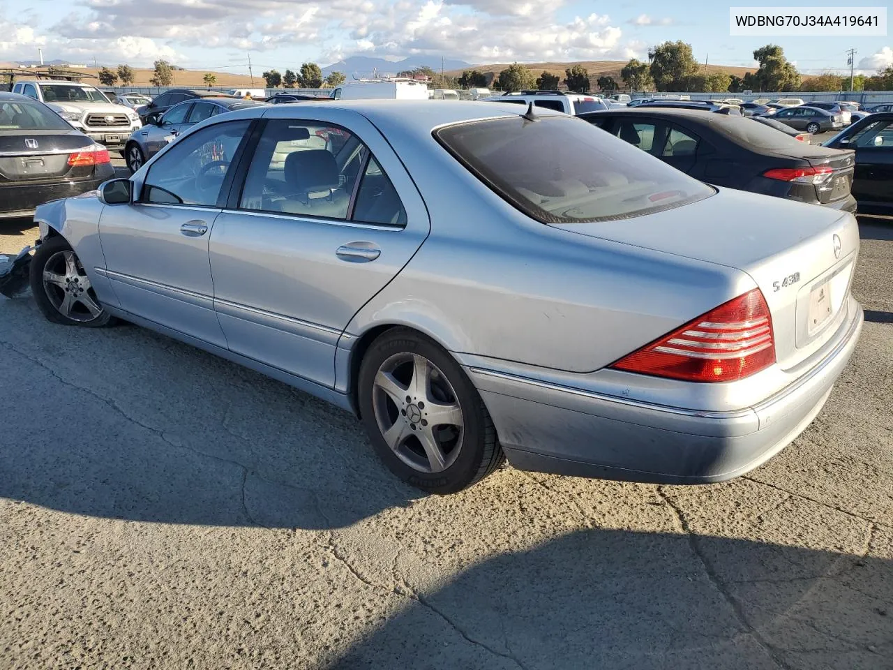 2004 Mercedes-Benz S 430 VIN: WDBNG70J34A419641 Lot: 78322884