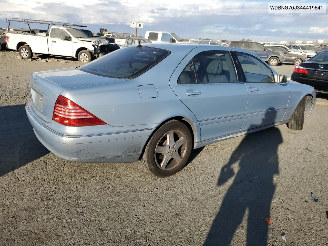 2004 Mercedes-Benz S 430 VIN: WDBNG70J34A419641 Lot: 78322884