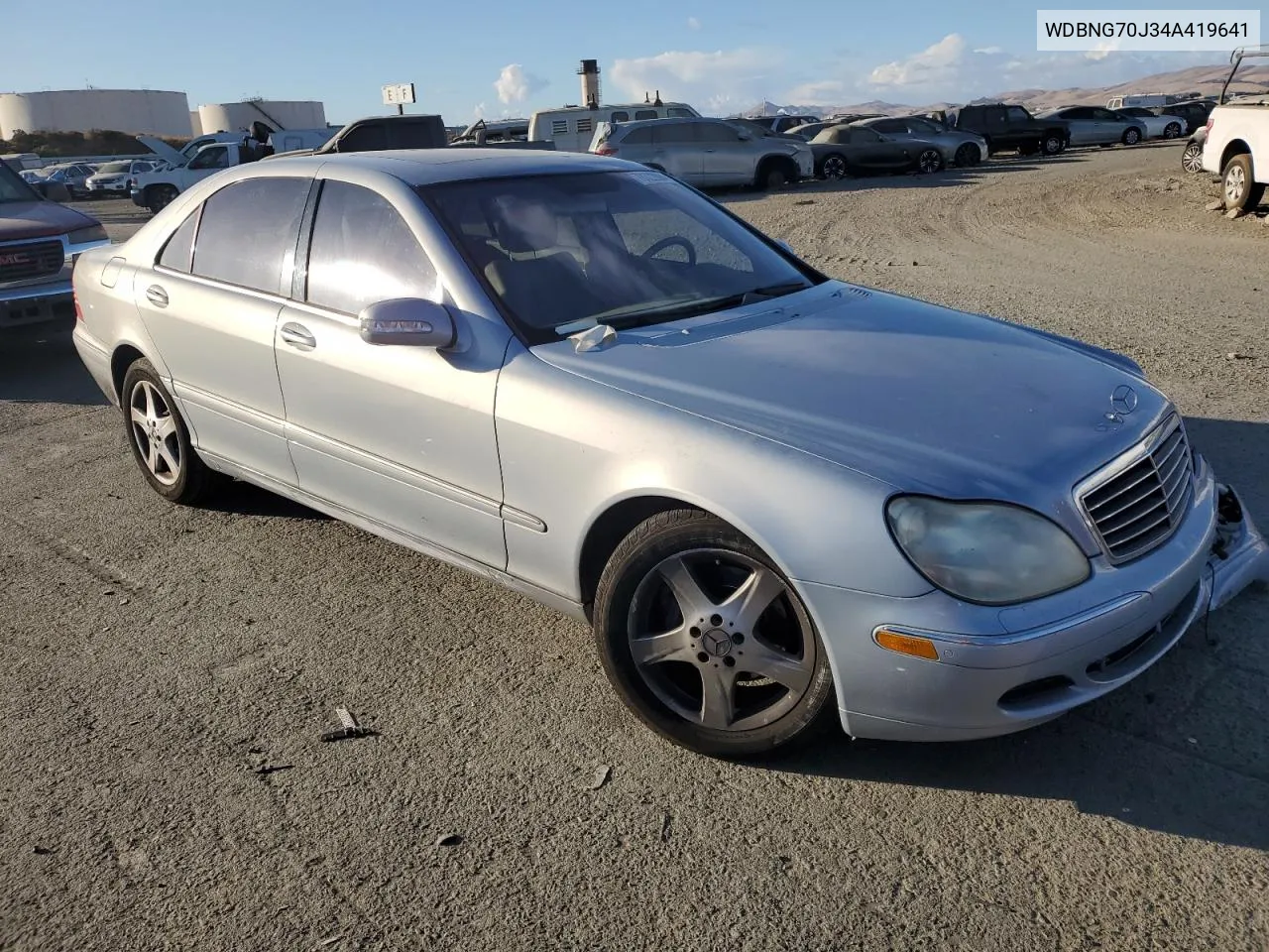 2004 Mercedes-Benz S 430 VIN: WDBNG70J34A419641 Lot: 78322884