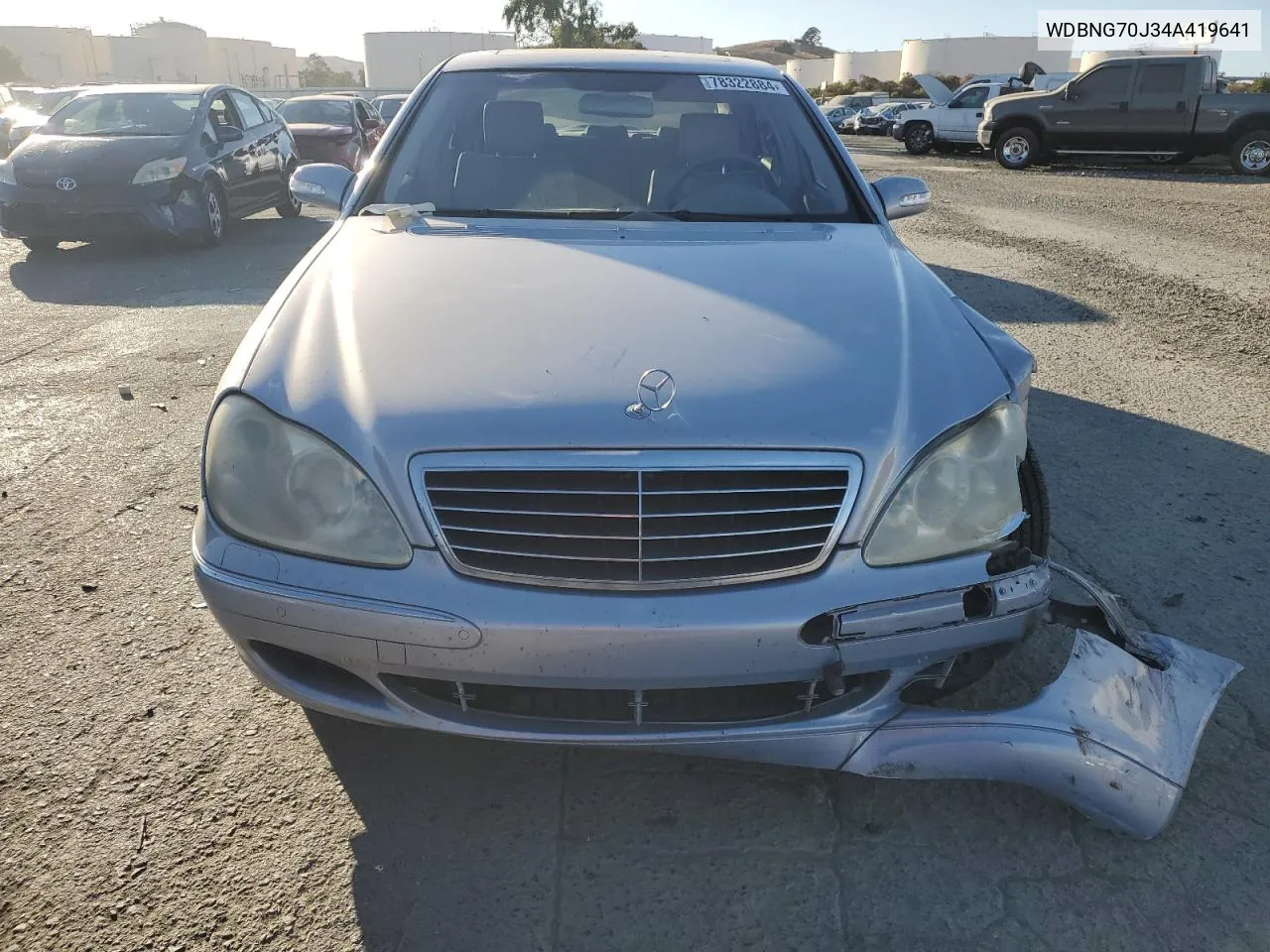 2004 Mercedes-Benz S 430 VIN: WDBNG70J34A419641 Lot: 78322884