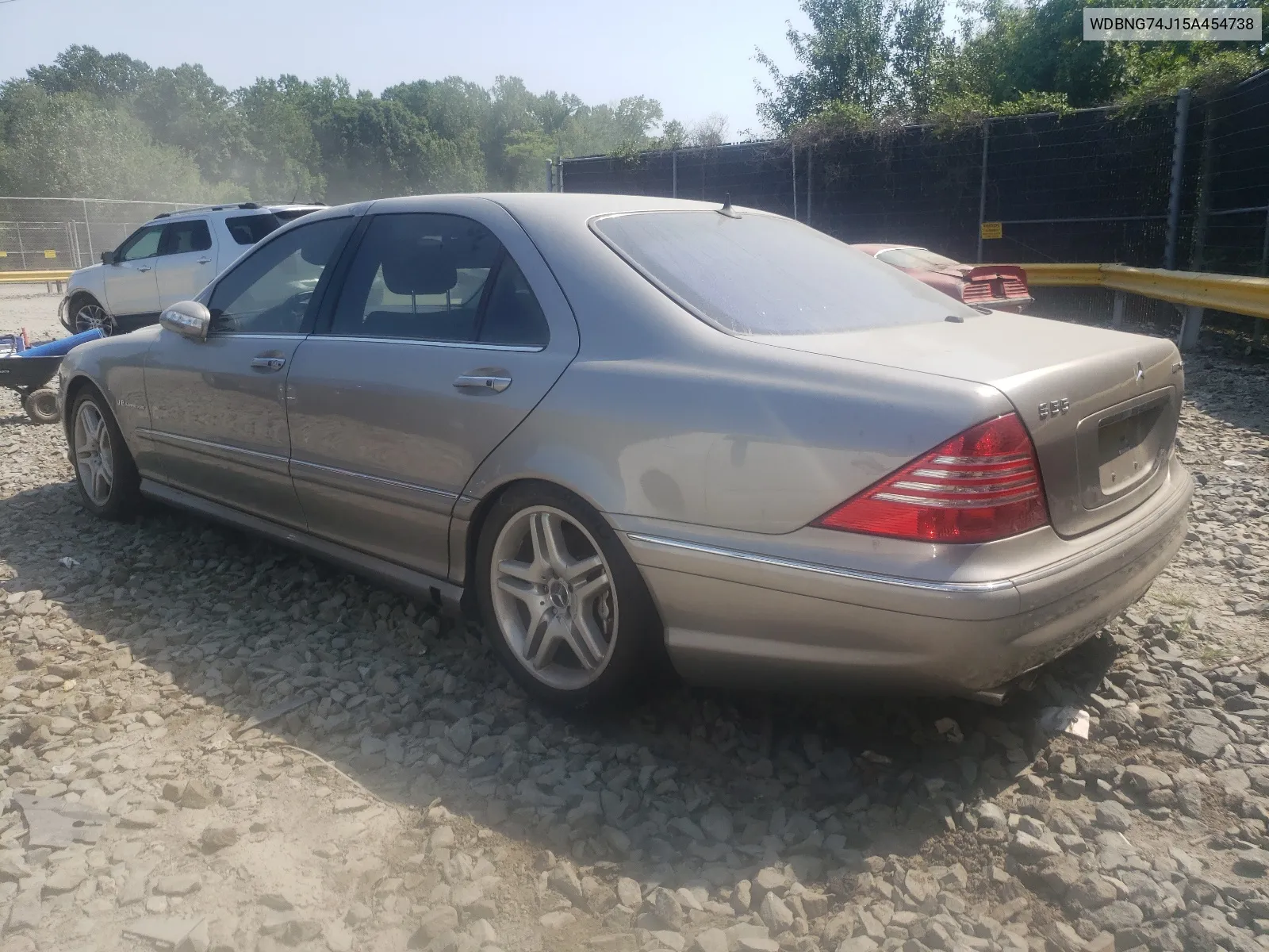 2005 Mercedes-Benz S 55 Amg VIN: WDBNG74J15A454738 Lot: 64935874