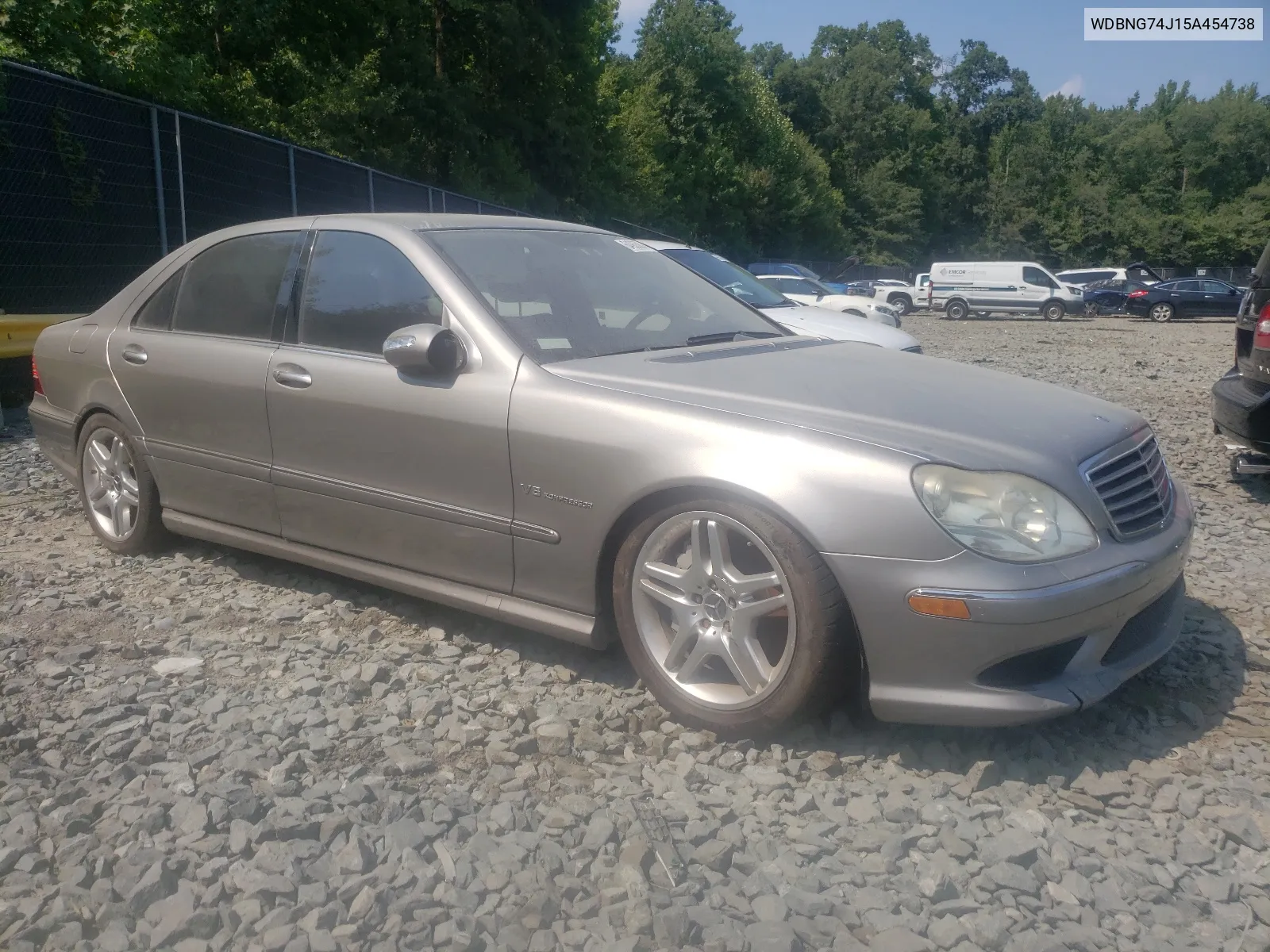 2005 Mercedes-Benz S 55 Amg VIN: WDBNG74J15A454738 Lot: 64935874