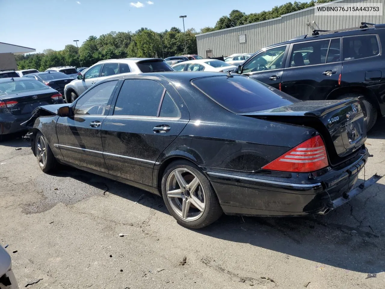 2005 Mercedes-Benz S 600 VIN: WDBNG76J15A443753 Lot: 69791124