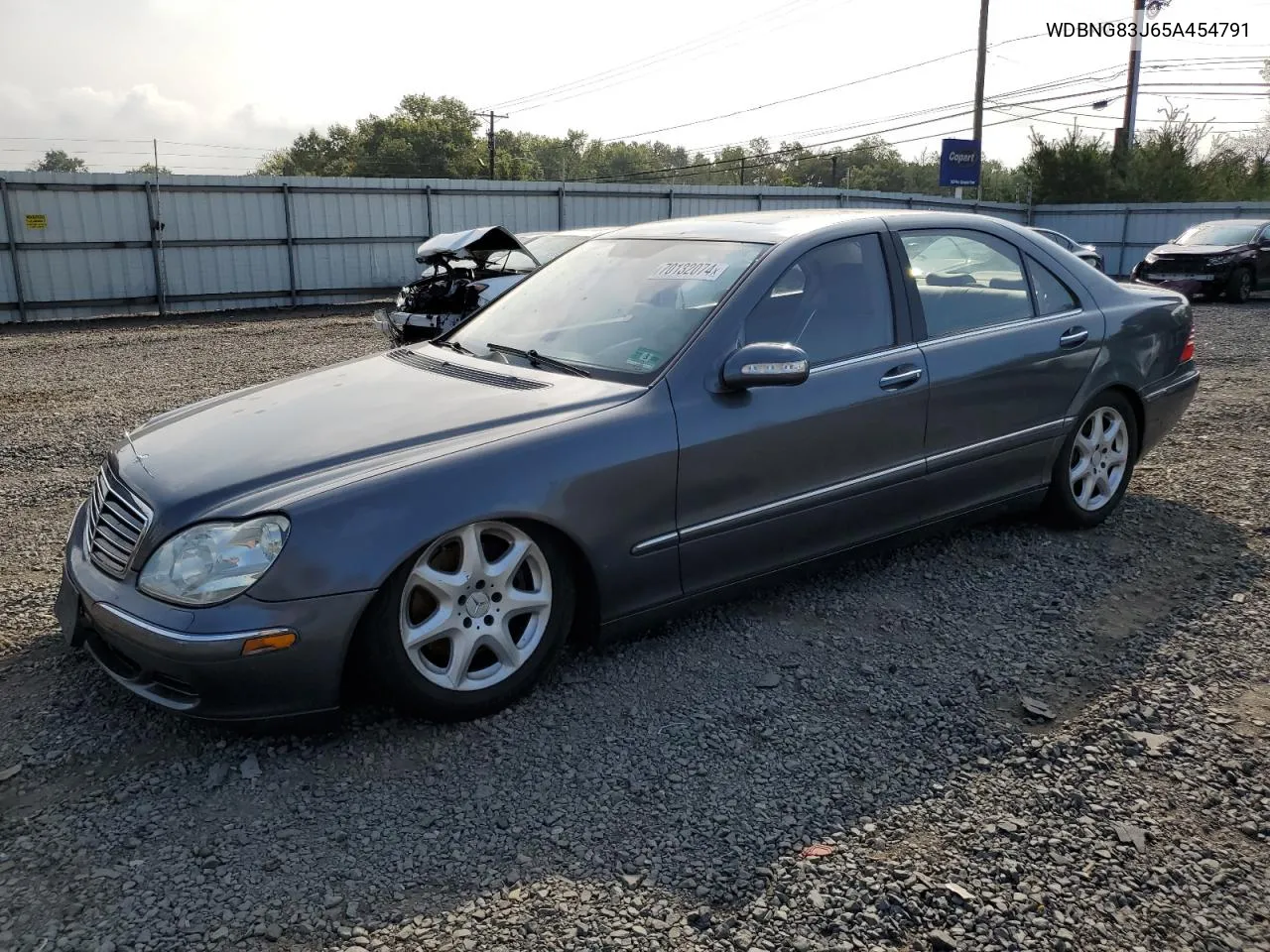 2005 Mercedes-Benz S 430 4Matic VIN: WDBNG83J65A454791 Lot: 70132074