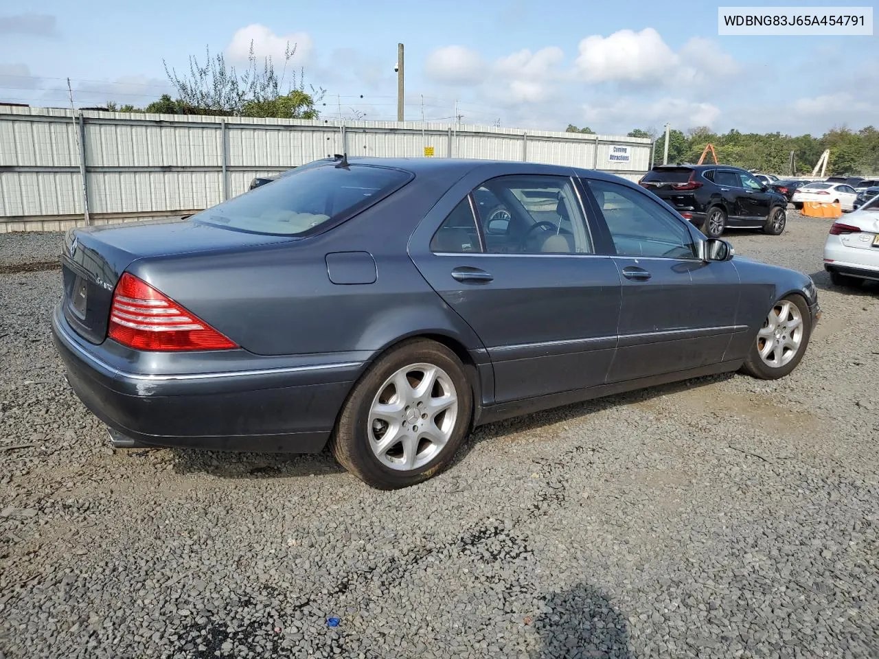 2005 Mercedes-Benz S 430 4Matic VIN: WDBNG83J65A454791 Lot: 70132074