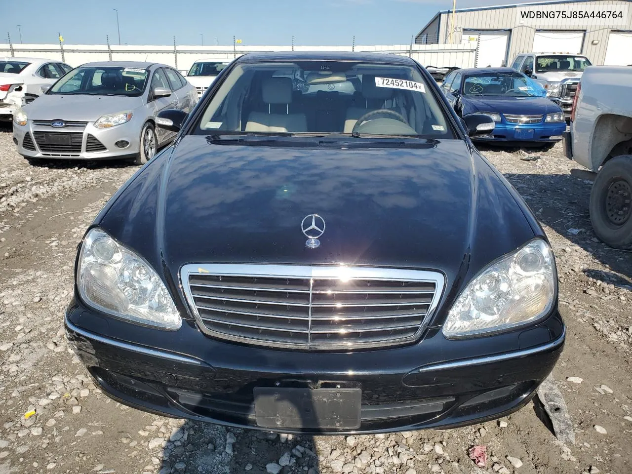 2005 Mercedes-Benz S 500 VIN: WDBNG75J85A446764 Lot: 72452104