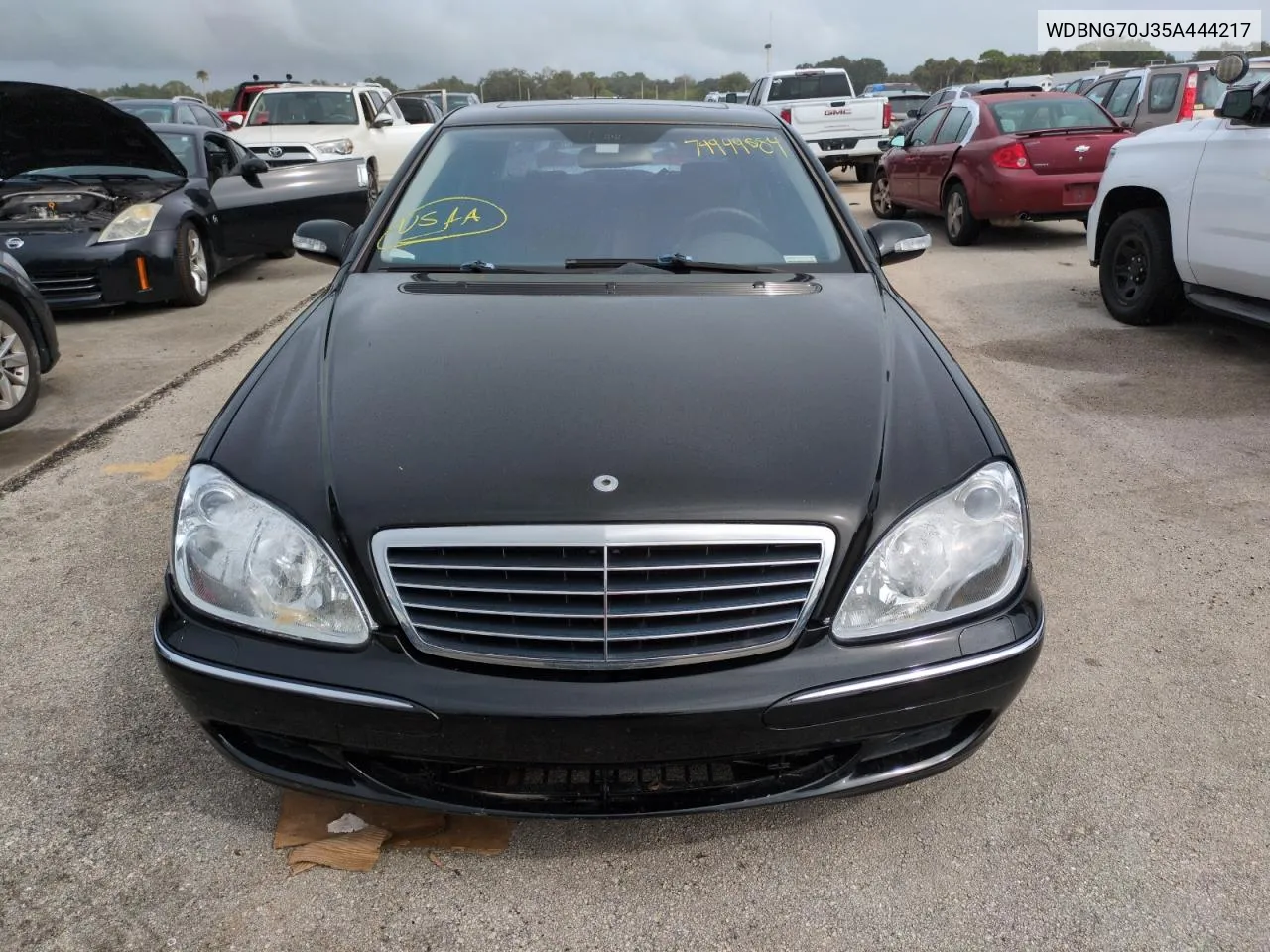 2005 Mercedes-Benz S 430 VIN: WDBNG70J35A444217 Lot: 74949084