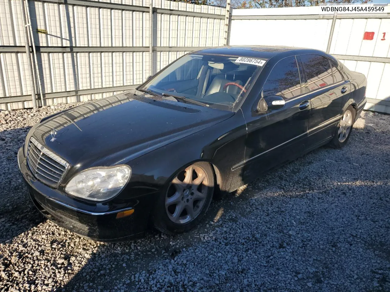 2005 Mercedes-Benz S 500 4Matic VIN: WDBNG84J45A459549 Lot: 80286754