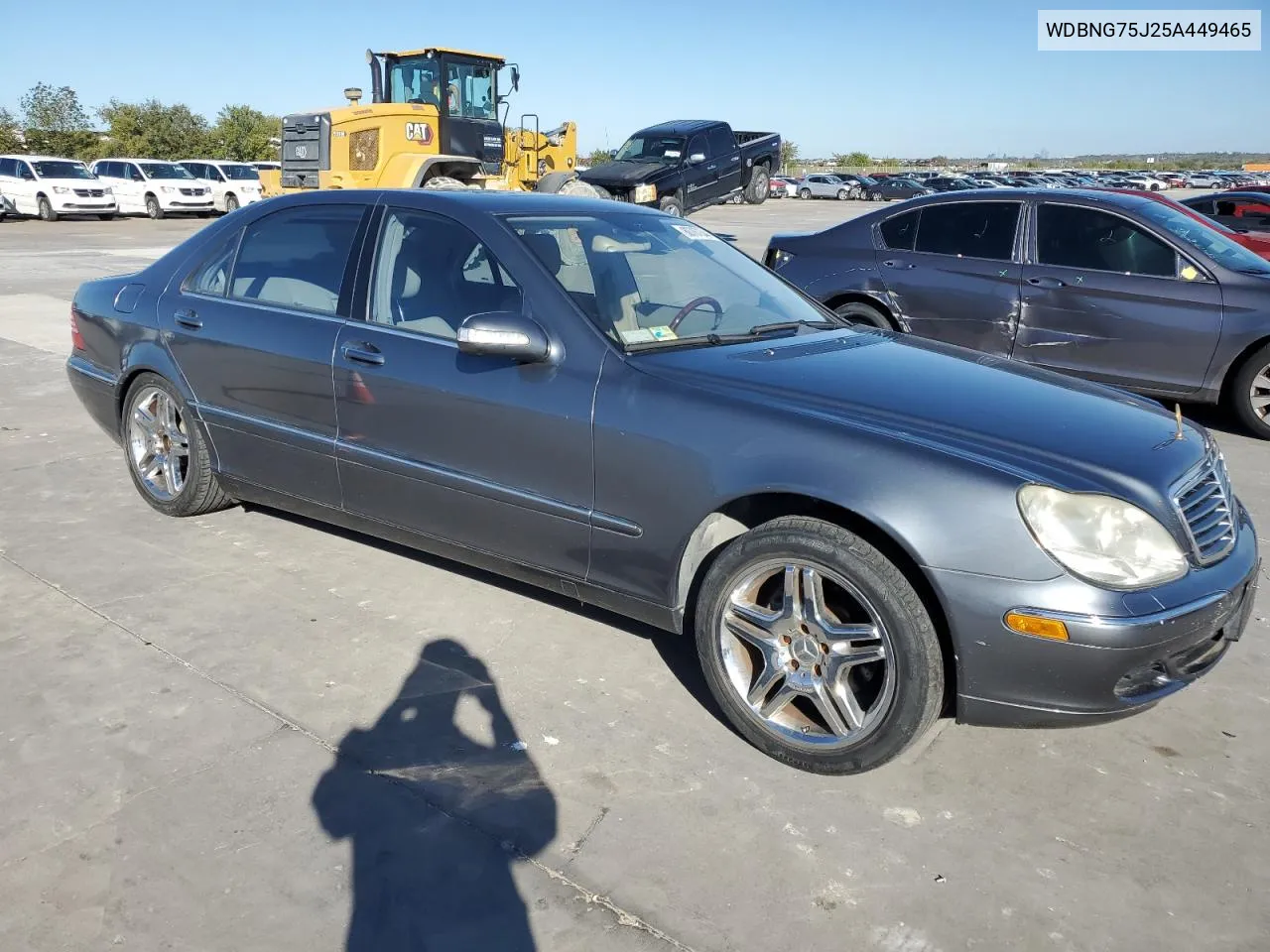 2005 Mercedes-Benz S 500 VIN: WDBNG75J25A449465 Lot: 80767344