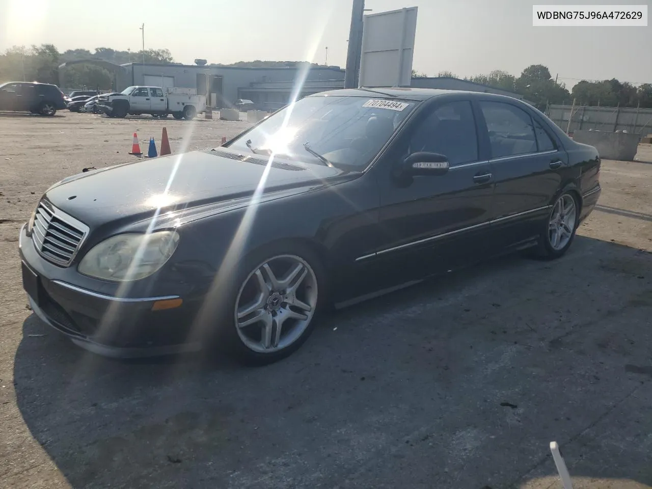 2006 Mercedes-Benz S 500 VIN: WDBNG75J96A472629 Lot: 70704494