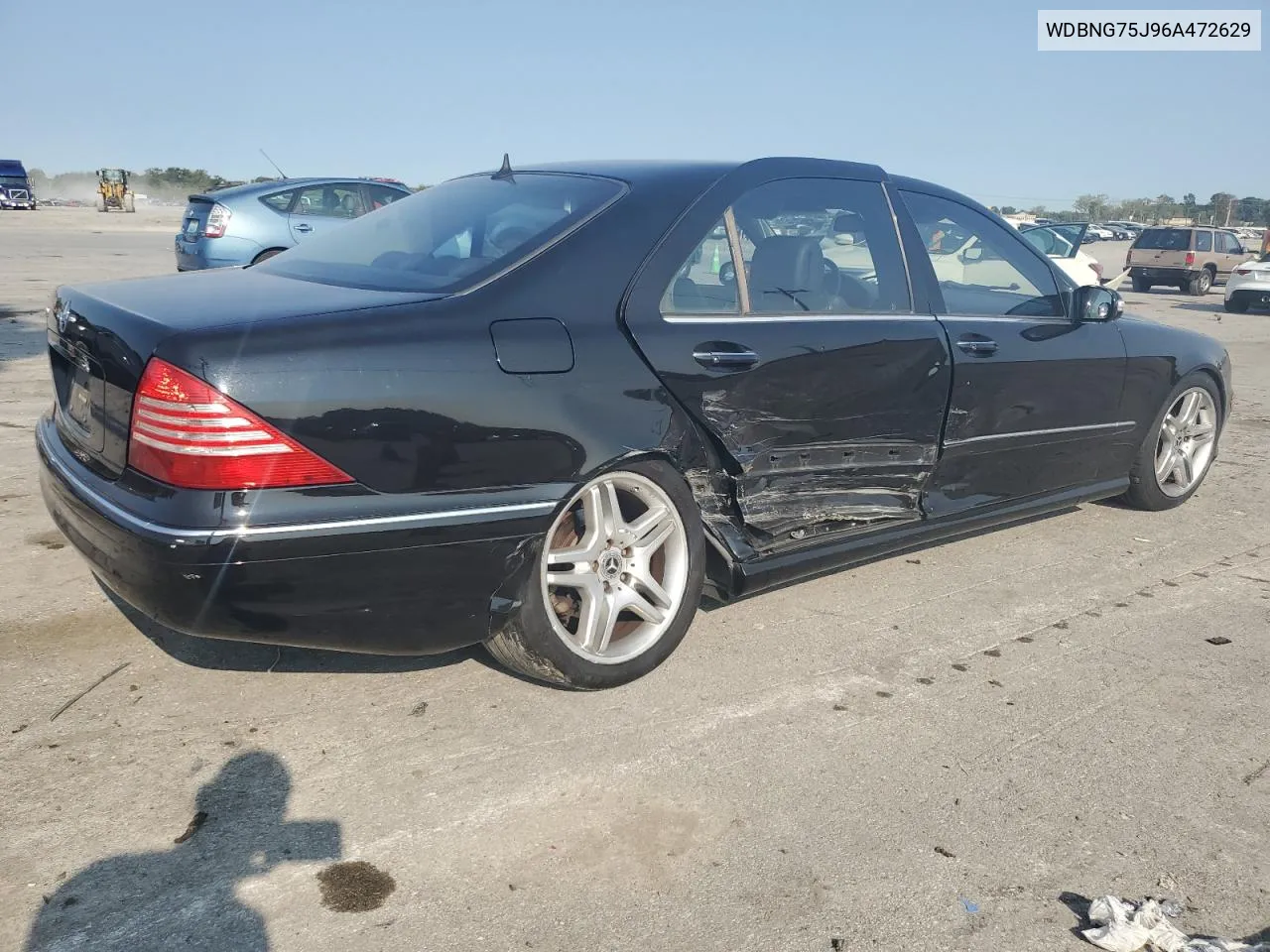 2006 Mercedes-Benz S 500 VIN: WDBNG75J96A472629 Lot: 70704494