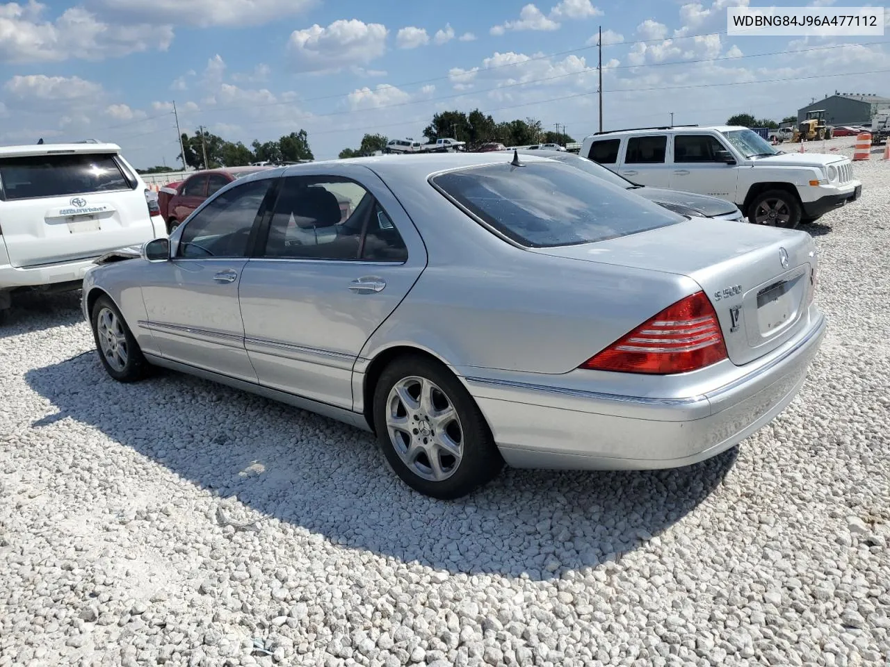 2006 Mercedes-Benz S 500 4Matic VIN: WDBNG84J96A477112 Lot: 73939284