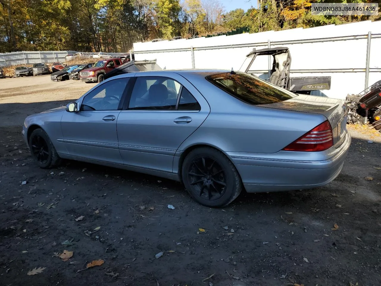 2006 Mercedes-Benz S 430 4Matic VIN: WDBNG83J86A461436 Lot: 74079764