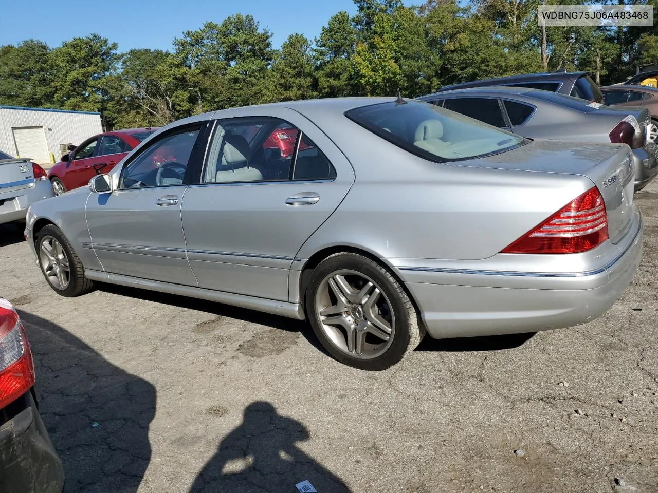 2006 Mercedes-Benz S 500 VIN: WDBNG75J06A483468 Lot: 74418814