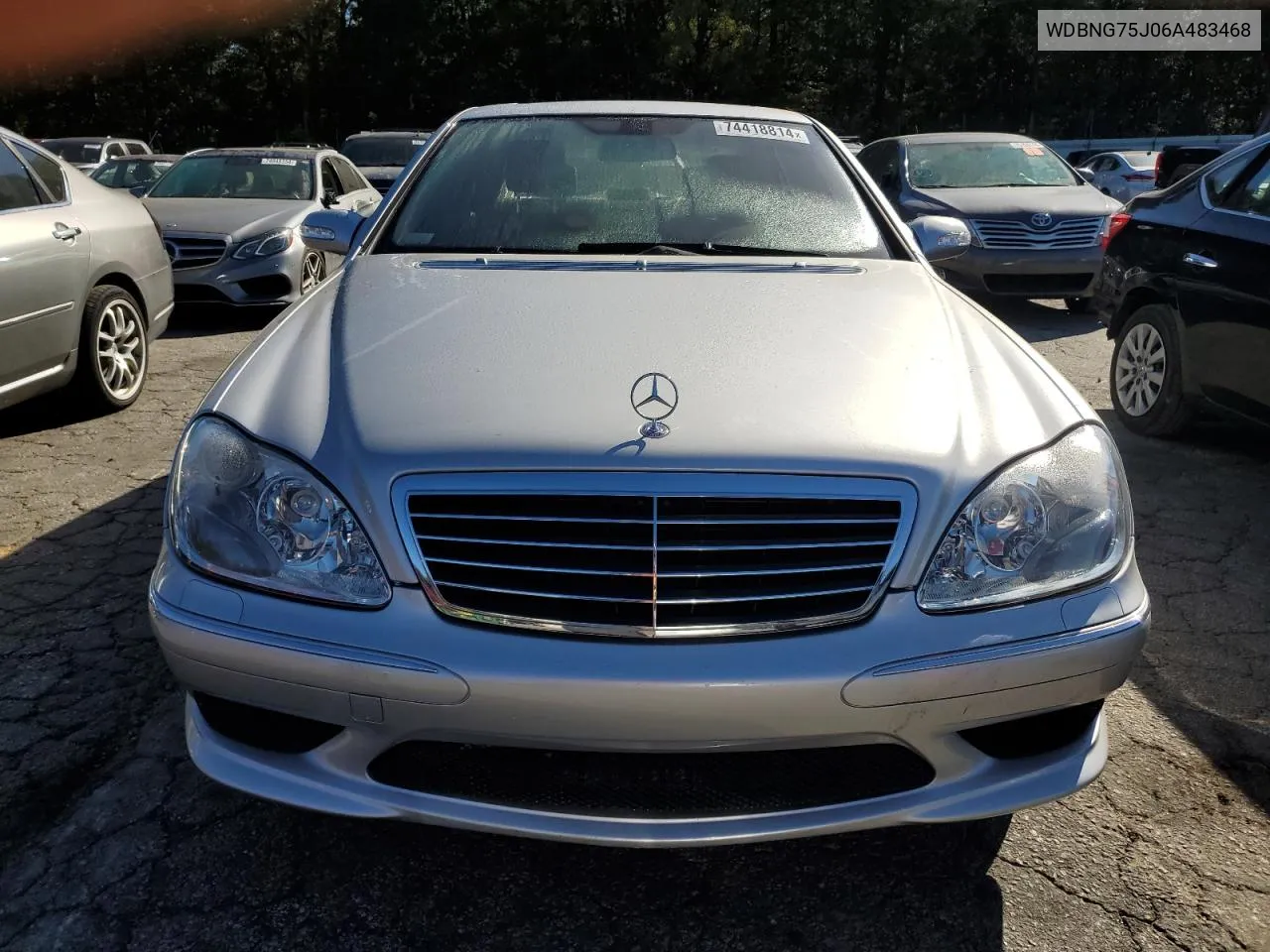 2006 Mercedes-Benz S 500 VIN: WDBNG75J06A483468 Lot: 74418814