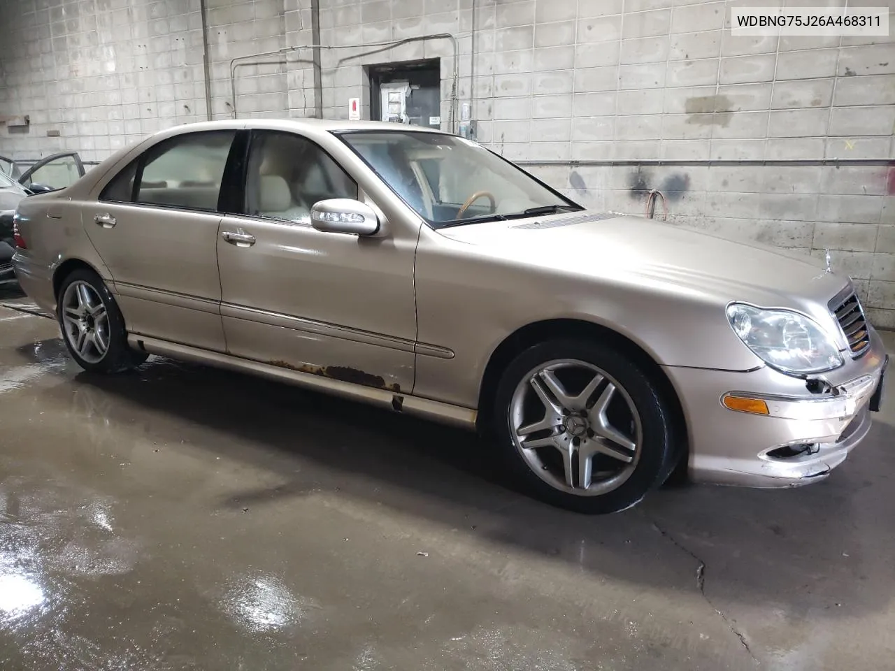 2006 Mercedes-Benz S 500 VIN: WDBNG75J26A468311 Lot: 75114524