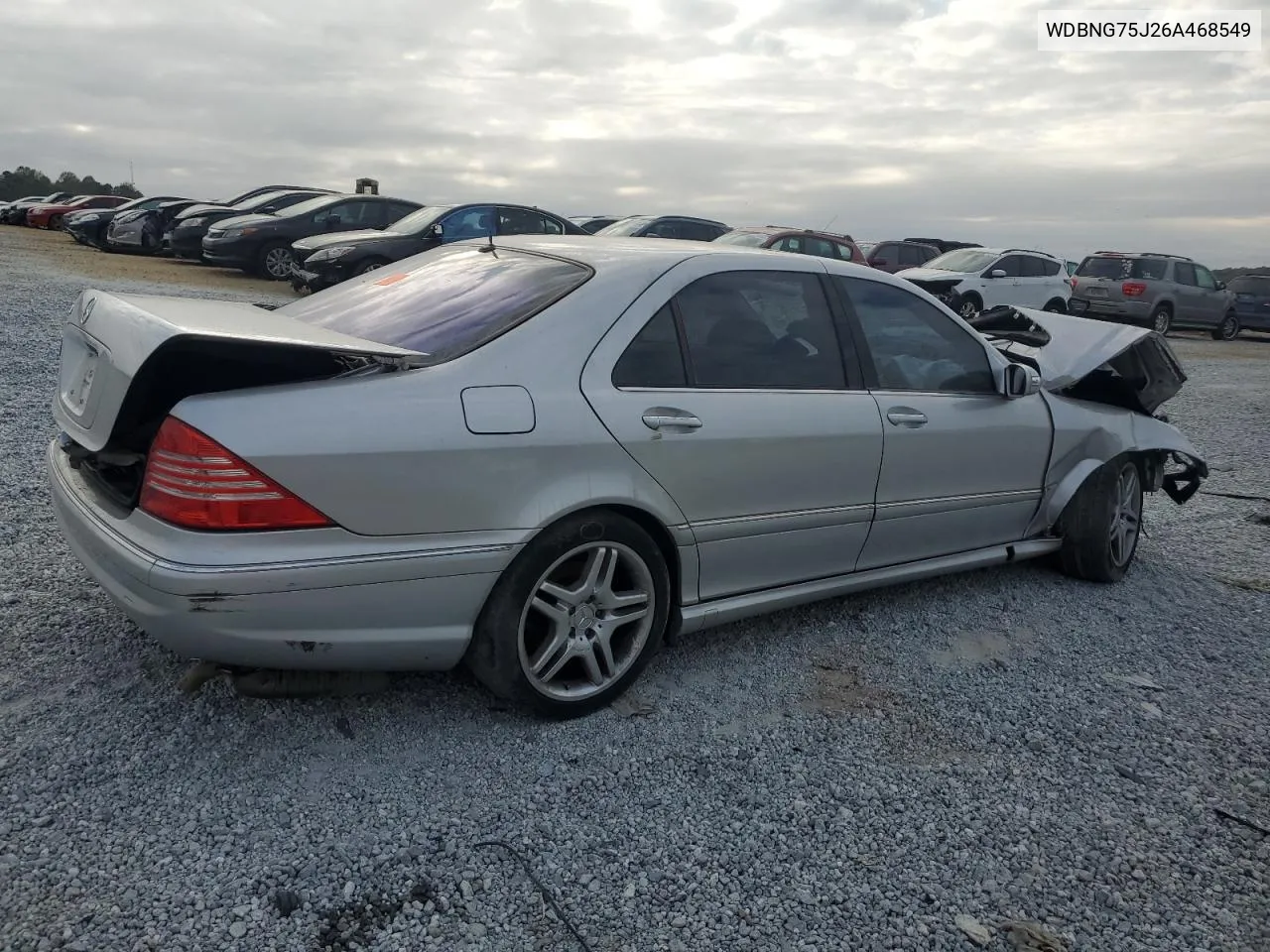 2006 Mercedes-Benz S 500 VIN: WDBNG75J26A468549 Lot: 75333554