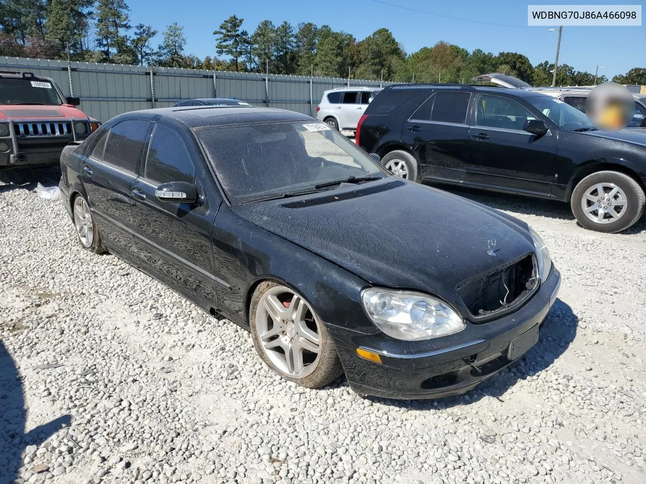 2006 Mercedes-Benz S 430 VIN: WDBNG70J86A466098 Lot: 77184274