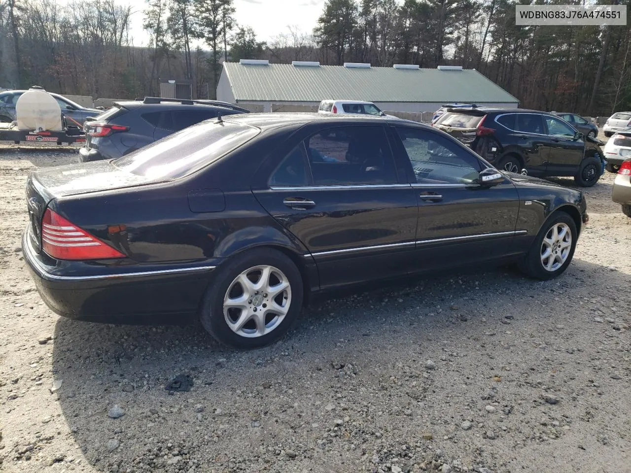 2006 Mercedes-Benz S 430 4Matic VIN: WDBNG83J76A474551 Lot: 79676124