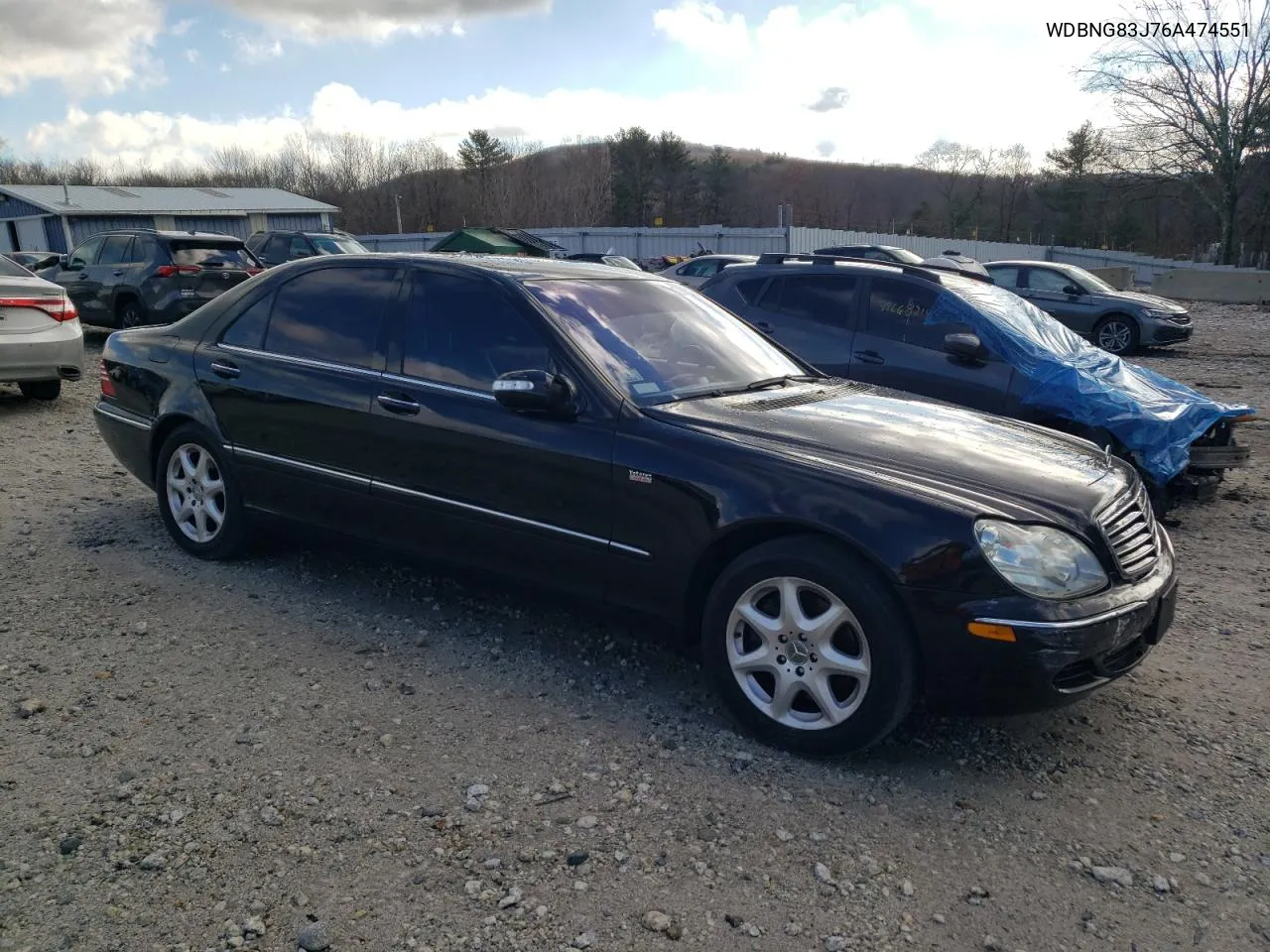 2006 Mercedes-Benz S 430 4Matic VIN: WDBNG83J76A474551 Lot: 79676124