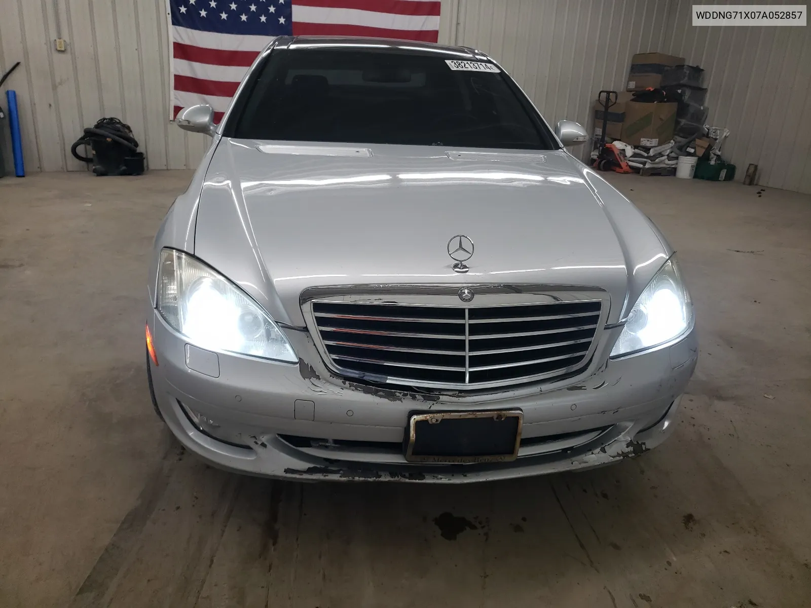 2007 Mercedes-Benz S 550 VIN: WDDNG71X07A052857 Lot: 38213714