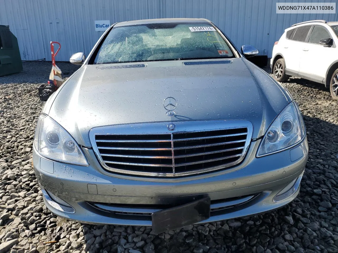 2007 Mercedes-Benz S 550 VIN: WDDNG71X47A110386 Lot: 51542174