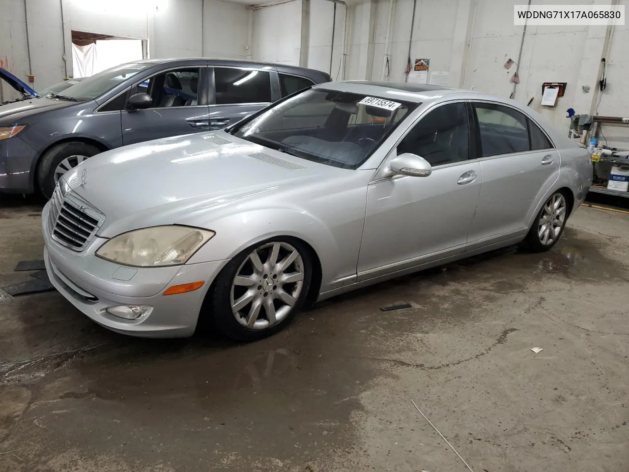 2007 Mercedes-Benz S 550 VIN: WDDNG71X17A065830 Lot: 69715574