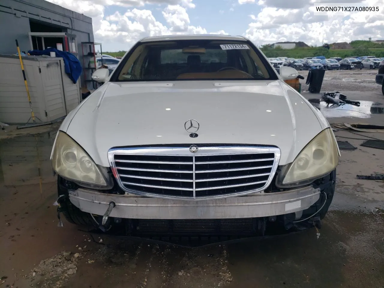 2007 Mercedes-Benz S 550 VIN: WDDNG71X27A080935 Lot: 71172134