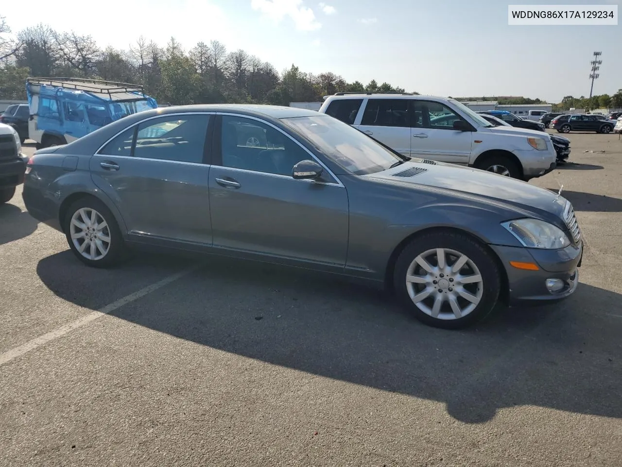 2007 Mercedes-Benz S 550 4Matic VIN: WDDNG86X17A129234 Lot: 71506374