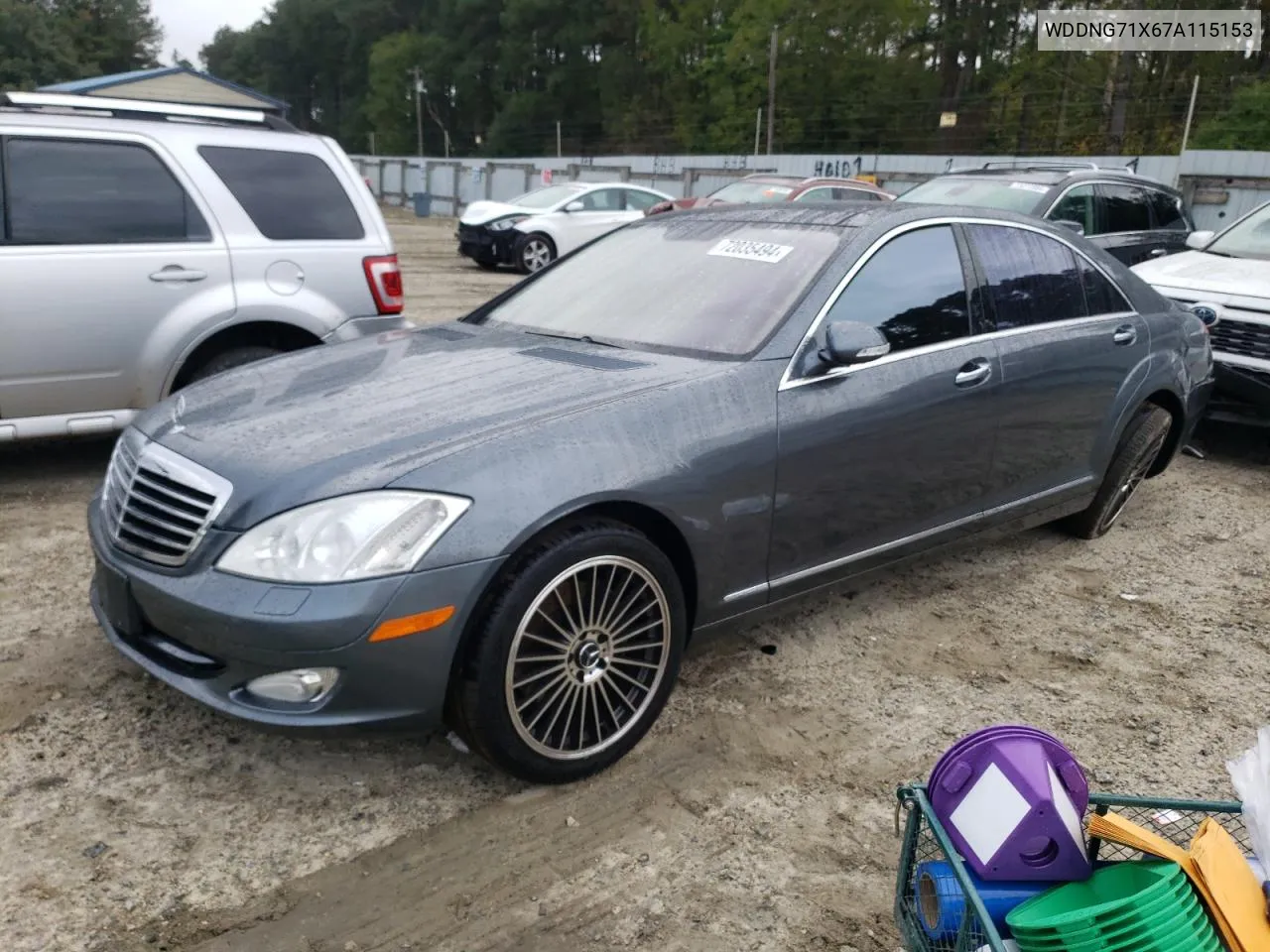 2007 Mercedes-Benz S 550 VIN: WDDNG71X67A115153 Lot: 72035494