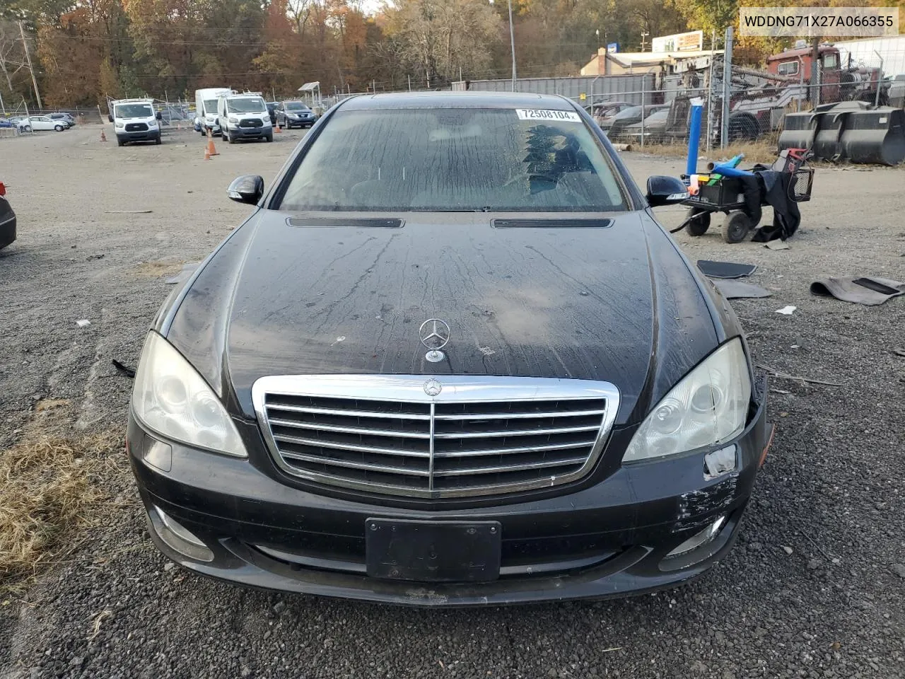 2007 Mercedes-Benz S 550 VIN: WDDNG71X27A066355 Lot: 72508104