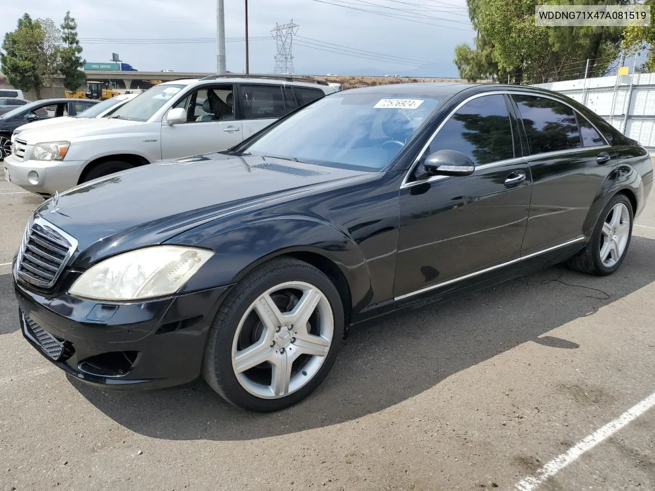 2007 Mercedes-Benz S 550 VIN: WDDNG71X47A081519 Lot: 72576924