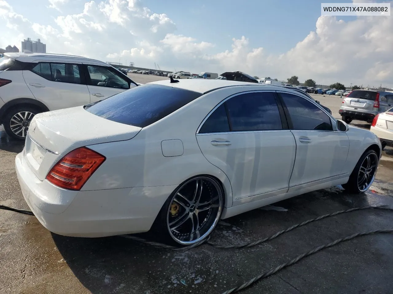 2007 Mercedes-Benz S 550 VIN: WDDNG71X47A088082 Lot: 72960474