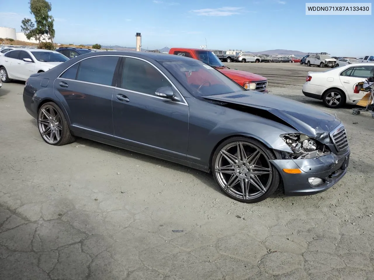 2007 Mercedes-Benz S 550 VIN: WDDNG71X87A133430 Lot: 74536664