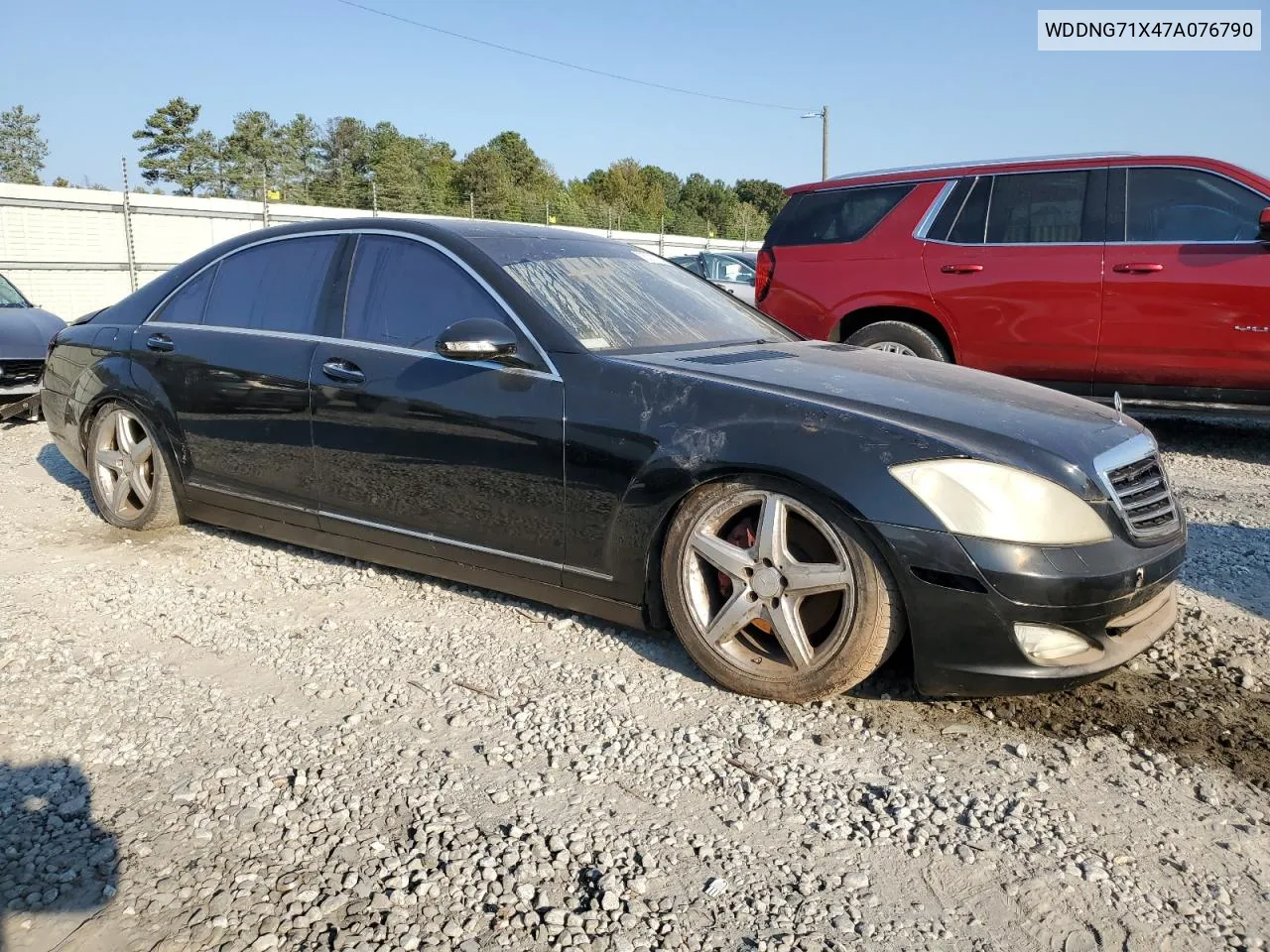 2007 Mercedes-Benz S 550 VIN: WDDNG71X47A076790 Lot: 75311164