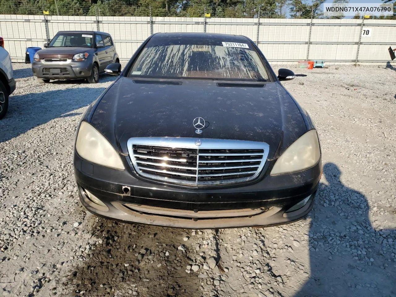 2007 Mercedes-Benz S 550 VIN: WDDNG71X47A076790 Lot: 75311164