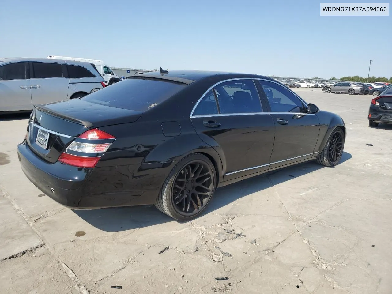 2007 Mercedes-Benz S 550 VIN: WDDNG71X37A094360 Lot: 75316544