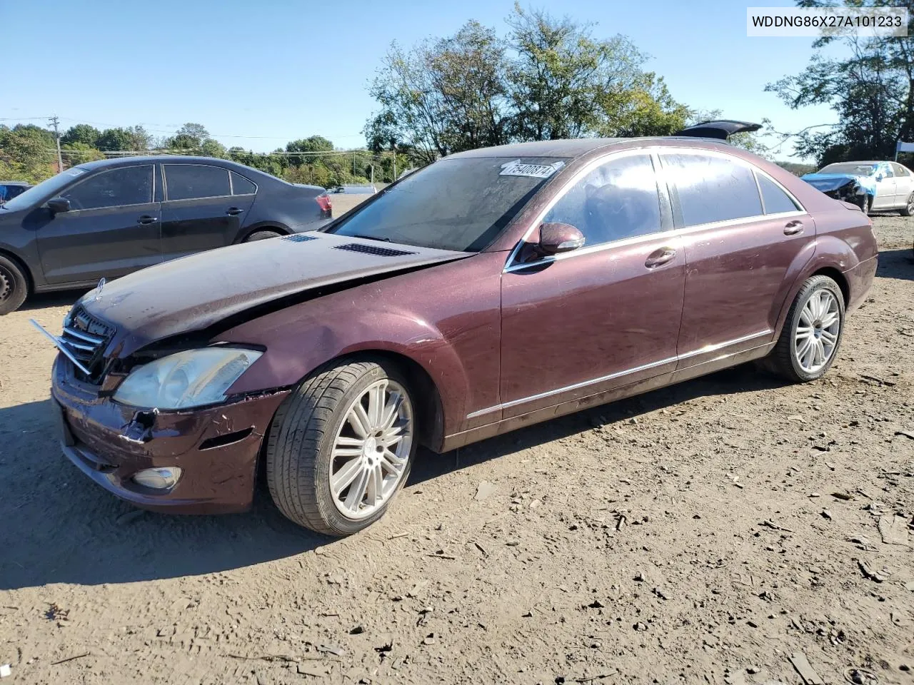 2007 Mercedes-Benz S 550 4Matic VIN: WDDNG86X27A101233 Lot: 75400874