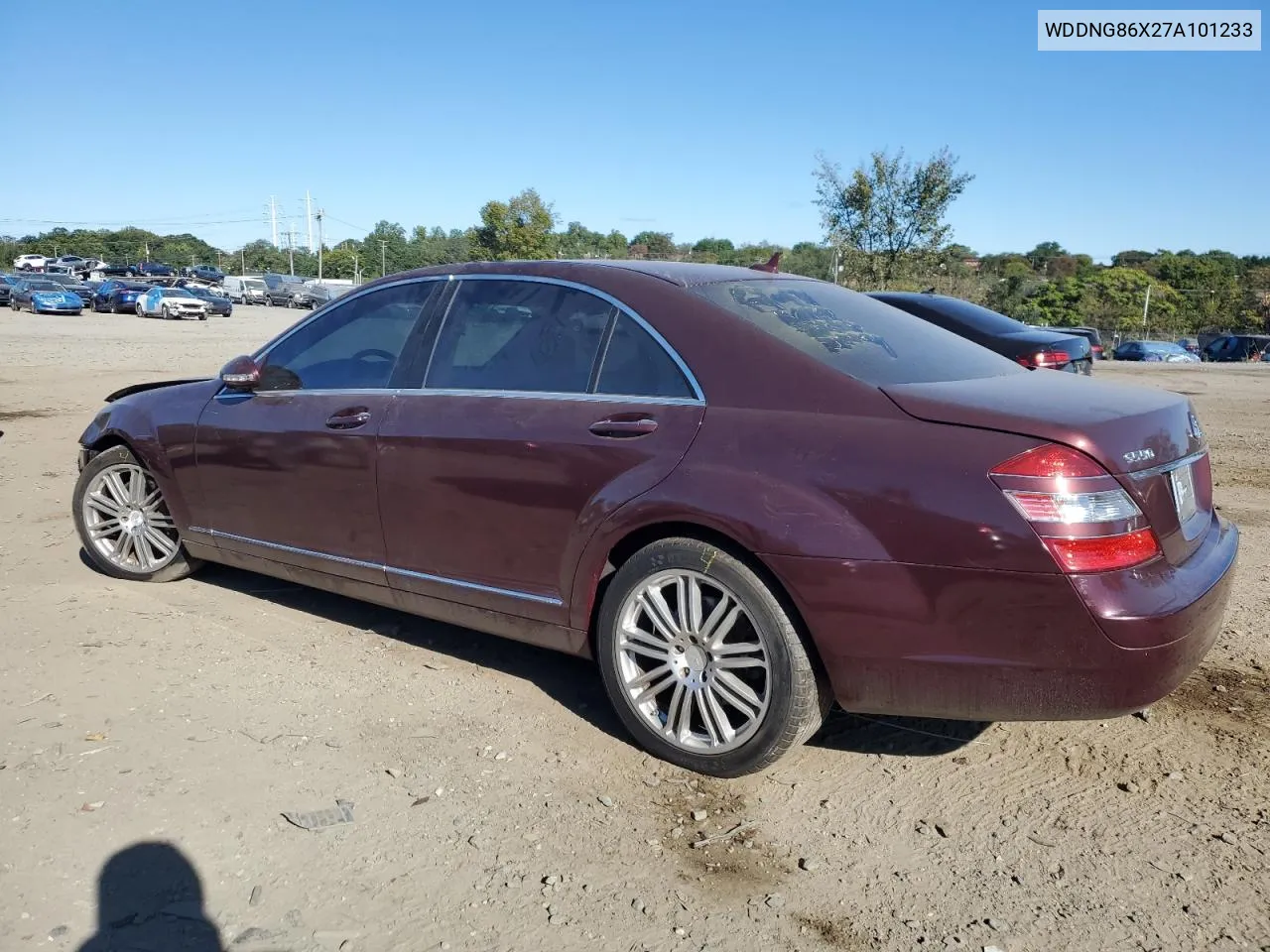 2007 Mercedes-Benz S 550 4Matic VIN: WDDNG86X27A101233 Lot: 75400874