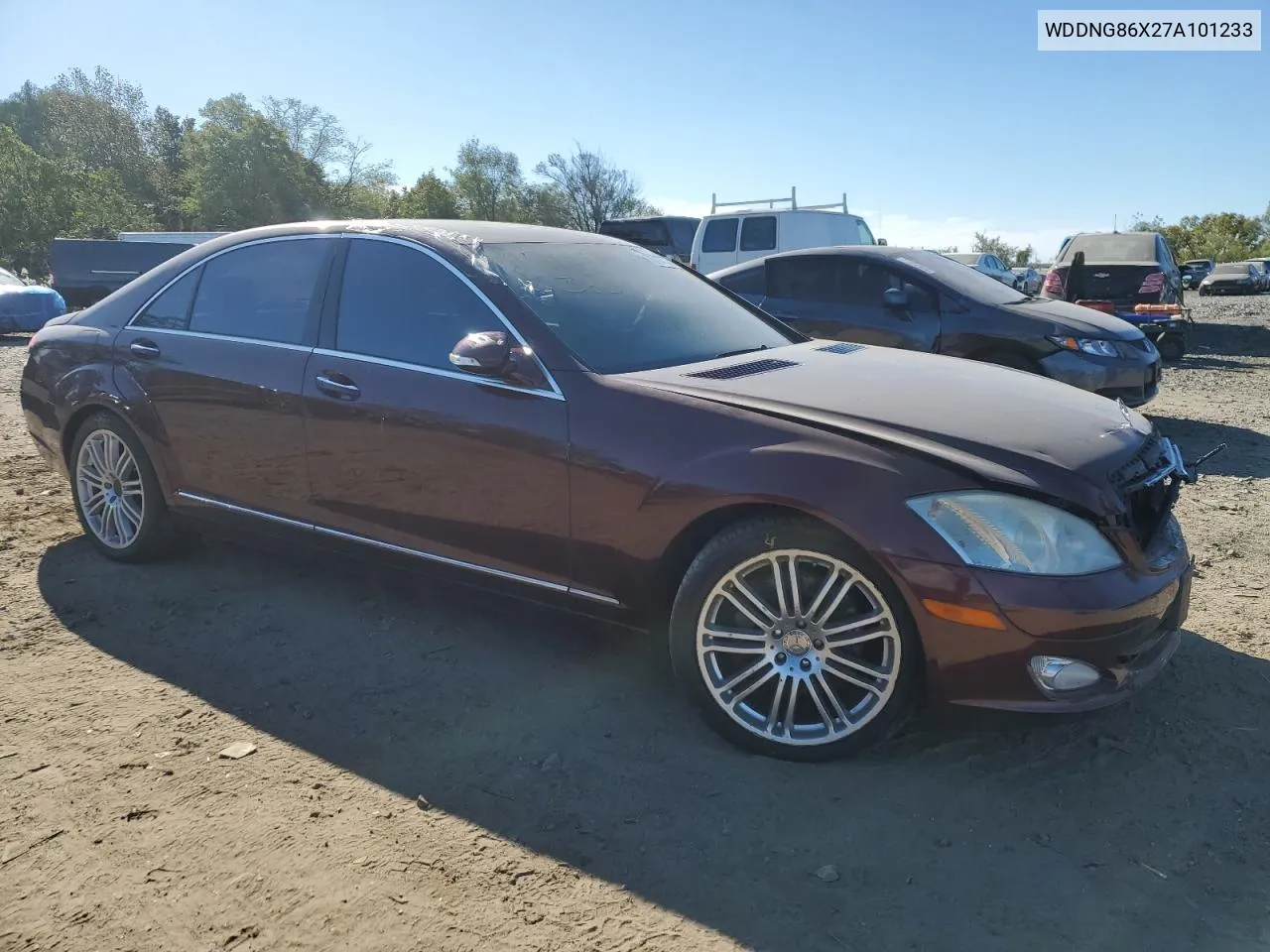 2007 Mercedes-Benz S 550 4Matic VIN: WDDNG86X27A101233 Lot: 75400874