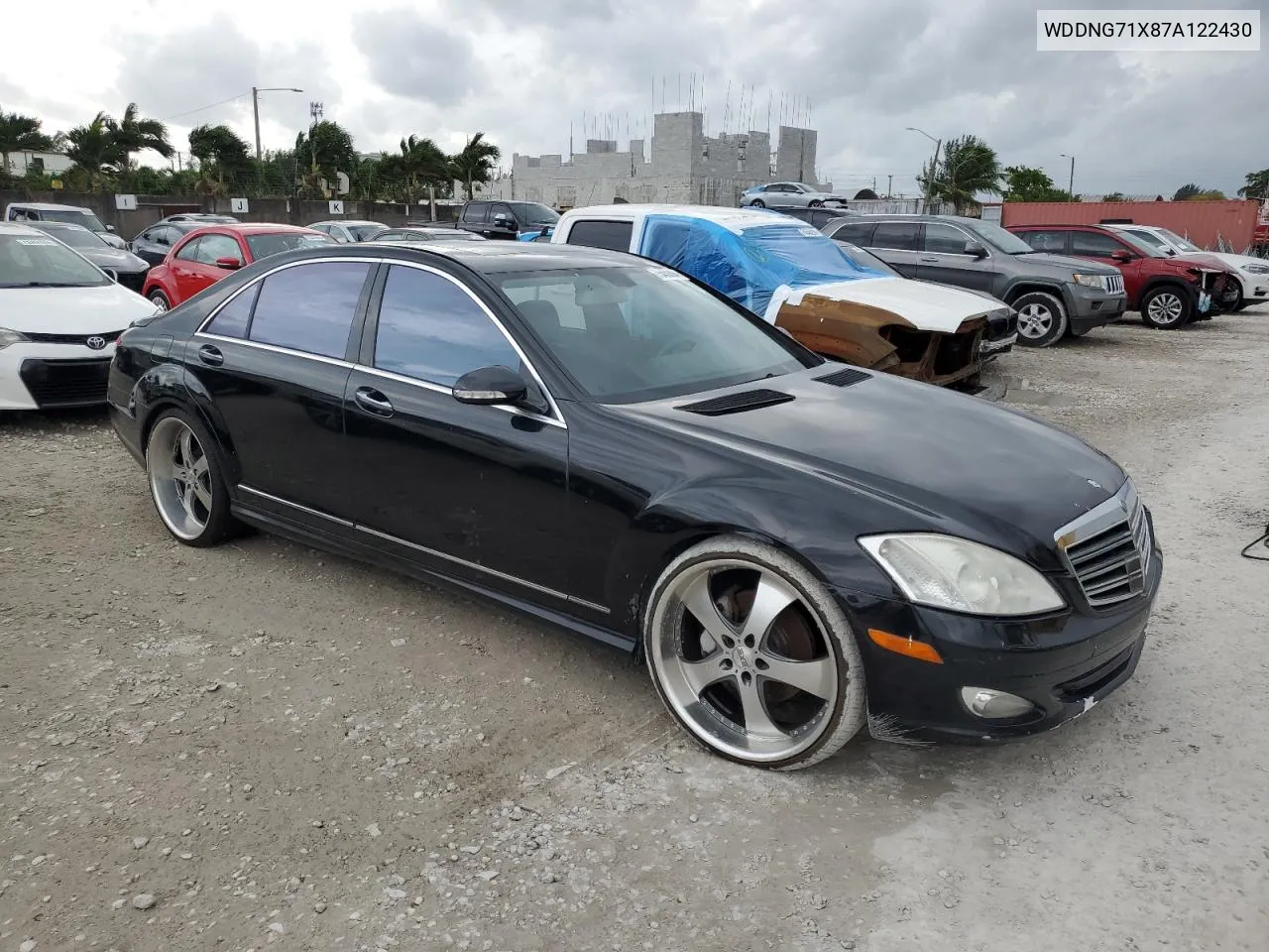 2007 Mercedes-Benz S 550 VIN: WDDNG71X87A122430 Lot: 75450894